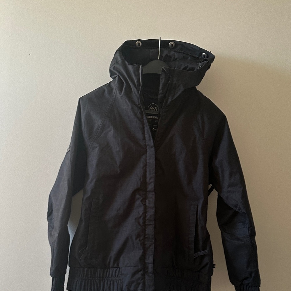 Eight Sixty Black Hooded Jacket